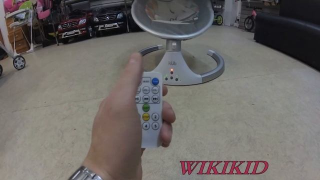 Узнай как работает электрокачель-шезлонг Кub от батареек и от сети