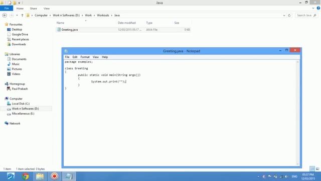 First Java Program смотреть онлайн