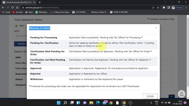 How to Check GST Registration Status | How To Check GST Application Status |GST Registration Status смотреть онлайн