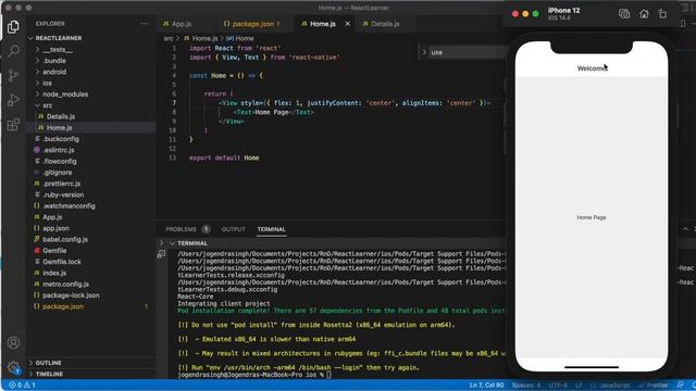 React Native #11 - Navigation between screens in React Native || Pass data between screen смотреть онлайн