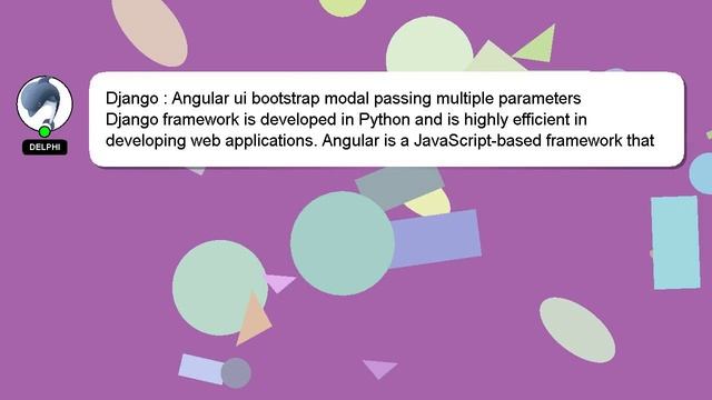 Django : Angular ui bootstrap modal passing multiple parameters смотреть онлайн