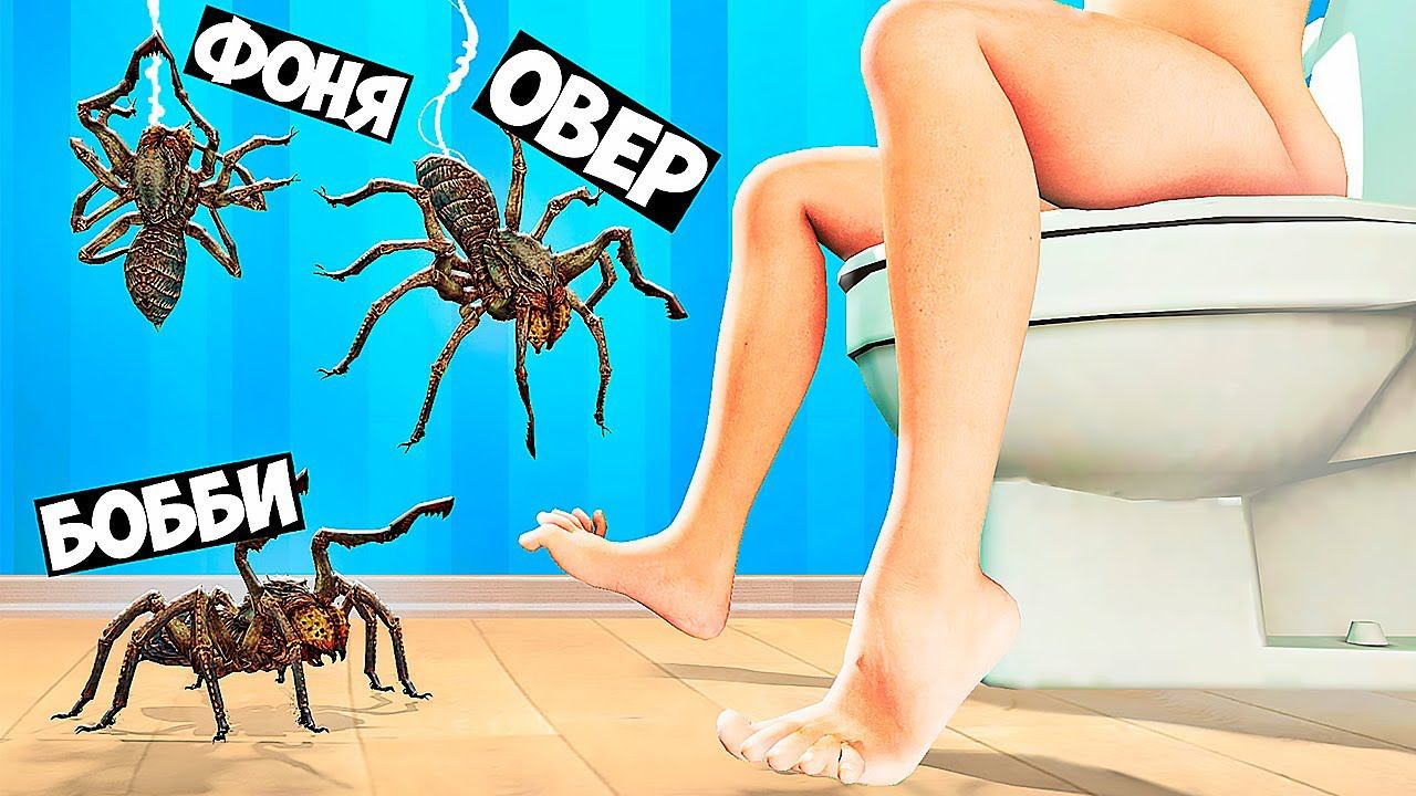ОПАСНЫЕ ПАУКИ В ТУАЛЕТЕ смотреть онлайн