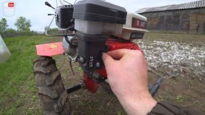 Мотоблок Brait 7 л.с. / Как пахать целину фрезами. Первый опыт.