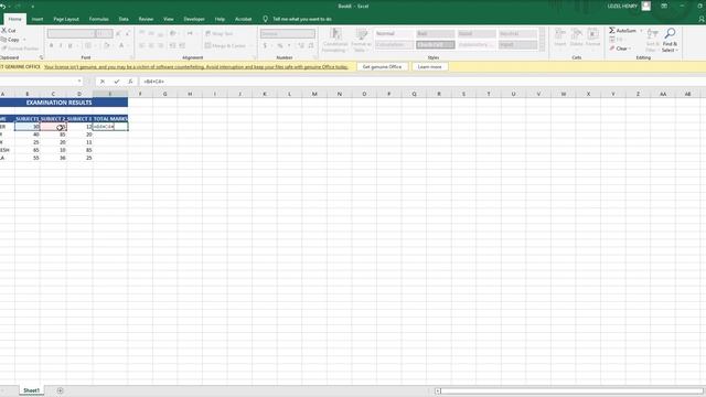 Excel Basics Chapter-2, Usage of Merge cells, AutoSum, WrapText смотреть онлайн