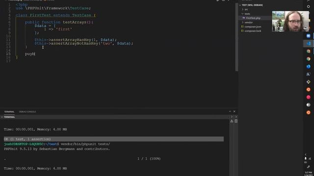 Writing Your First Tests With phpunit смотреть онлайн