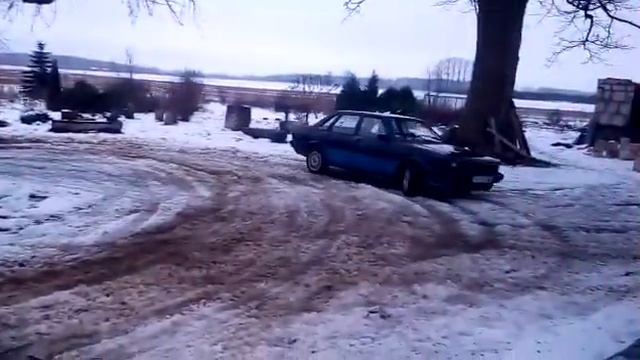 AUDI QUATTRO 1983 WINTER TEST DRIVE смотреть онлайн