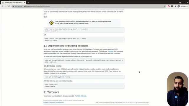 ROS Noetic Installation and Path Sourcing смотреть онлайн