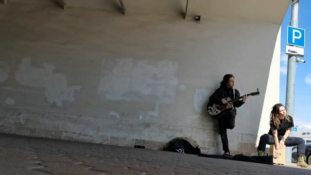 Маленький - Дайте танк! [ЗнаменКавер] Уличные музыканты гитара+кахон смотреть онлайн