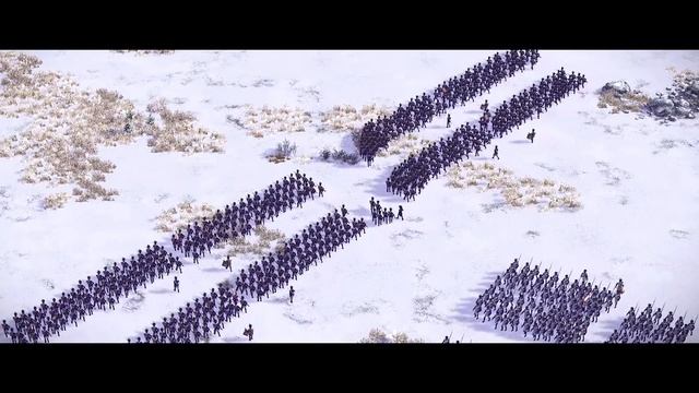 Napoleon's retreat from Russia: French RearGuard│Cossacks 3 Line Battle смотреть онлайн