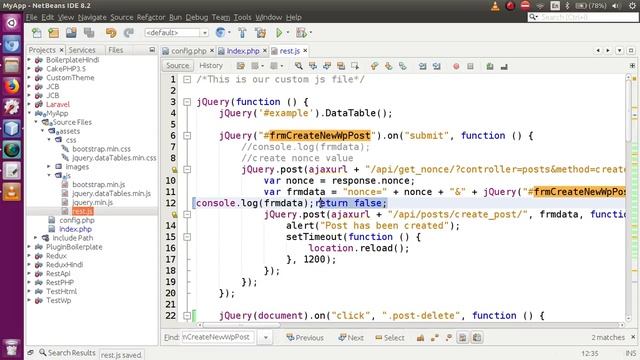 Wordpress JSON REST API Tutorial for beginners in HINDI(#2) HTML Application with Wordpress JSON AP смотреть онлайн