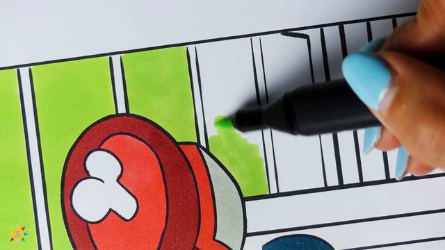 Among Us a Detective Coloring Page | Among Us Coloring | Jim Yosef - Can't Wait смотреть онлайн