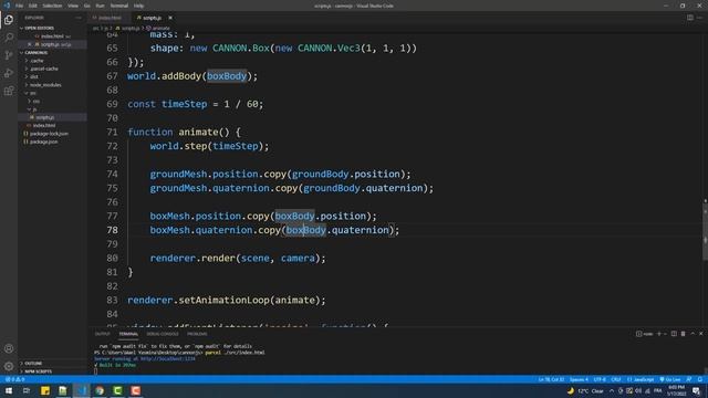 Cannon.js Tutorial For Beginners - Add Gravity, Collision, And Other Physics Laws To Your 3D Web Ap смотреть онлайн