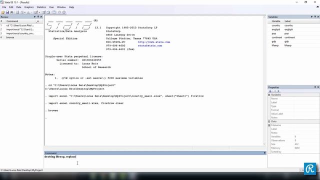 How to import data from Excel TXT and CSV into STATA смотреть онлайн