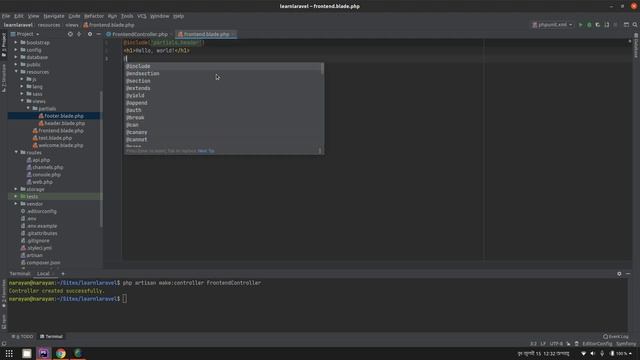 Laravel Blade Template Engine смотреть онлайн