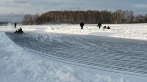 Зимний картинг на льду