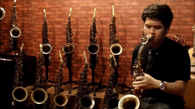 Buescher 400 alto saxophone by Kanun @ Saxsociety museum & Used shop смотреть онлайн
