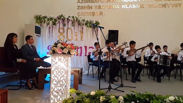 Ağdaş. Habil Əliyev adına musiqi məktəbinin 80 illiy Yubiley tədbiri. смотреть онлайн