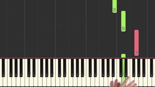 How to play "PRELUDE" from Final Fantasy [Piano Tutorial] [Video Game Music] смотреть онлайн