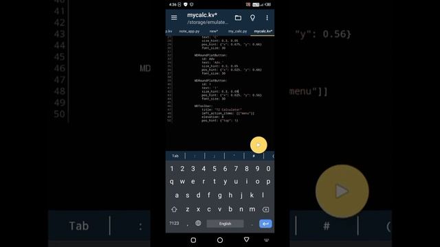 How to make a Calculator with KivyMD | part-1 | #kivymd | #pydroid3 | CodeWithHN смотреть онлайн