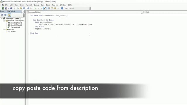 how to get last row in excel | vba- vbatip#16 смотреть онлайн