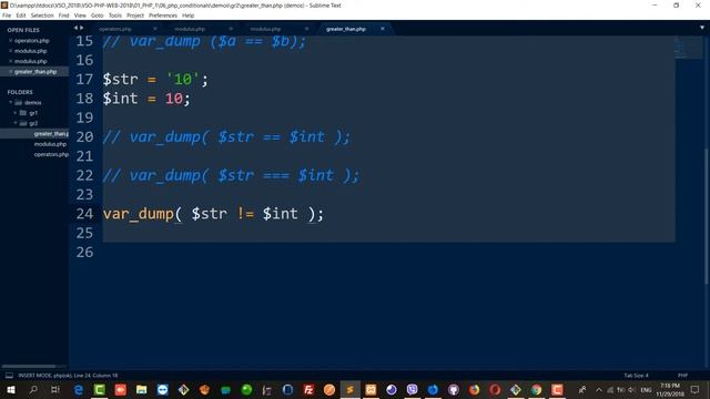 PHP, if/else, 2 смотреть онлайн