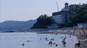 Пляж Небуг сегодня 21 июня 2024. Погода и море в Небуге сейчас. Туапсинский район. Краснодарский кра