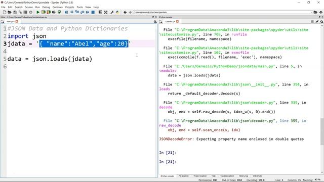 Python: Dictionaries and JSON Data смотреть онлайн