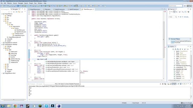 Creating a Game in Java - Episode 4: Creating a Menu смотреть онлайн