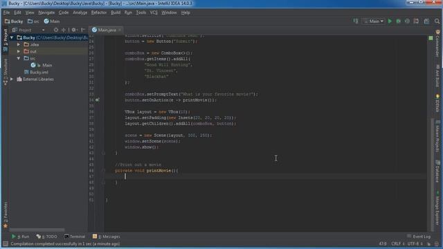 JavaFX Java GUI Tutorial - 14 - ComboBox смотреть онлайн