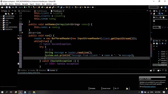 Tạo simple chat room Java. смотреть онлайн