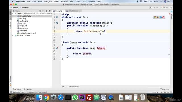 #PHP DERSLERİ - OOP - Abstract ve Interface Kullanımı смотреть онлайн