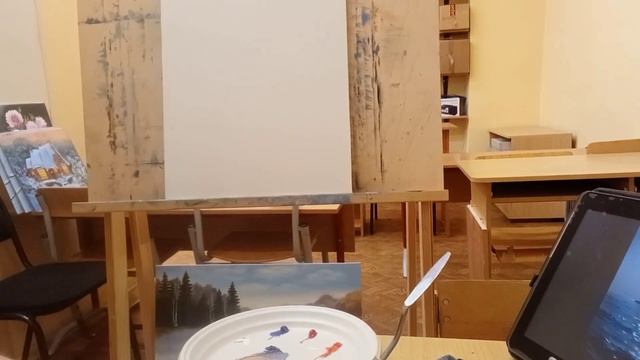 урок 1. Морской пейзаж. смотреть онлайн