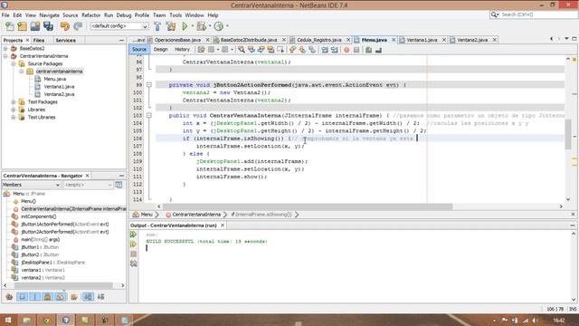 Centrado de JinternalFrame Dentro de un JFrame usando JDesktopPane en netbeans смотреть онлайн