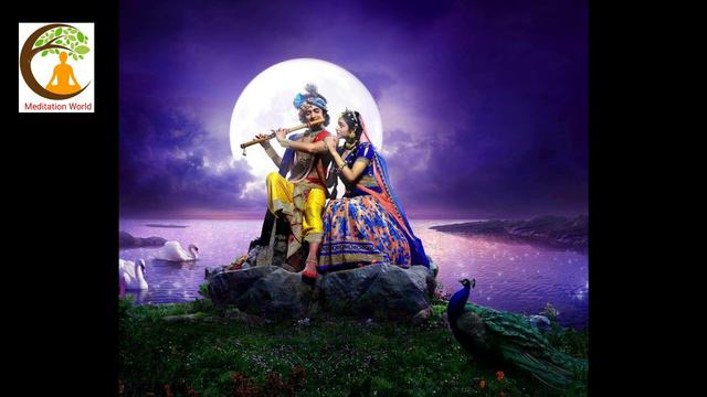 Radha Krishna Flute song 1 Hour Long Radha Krishna Theme song 1 Hour смотреть онлайн
