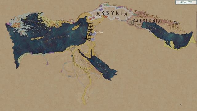 Rise of Ashur: An Imperator: Rome Mod - A.I only Timelapse смотреть онлайн