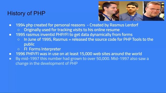 03 history of php | php course | learn php in arabic смотреть онлайн