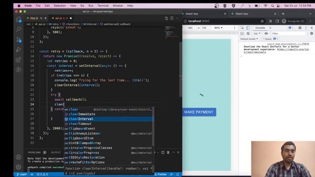 Retry mechanism in JavaScript ? смотреть онлайн