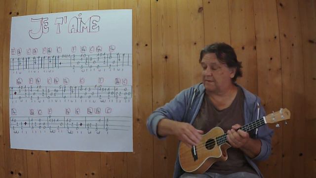 UKULELE Lesson # 507: JE T'AIME ... MOI NON PLUS (Jane Birkin & Serge Gainsbourg) смотреть онлайн