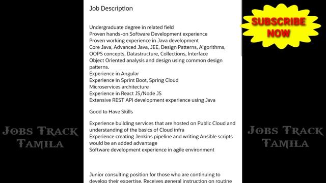 Oracle Company Recruitment-2023 | Java Application Developer Job | Any Graduation | Freshers Job смотреть онлайн