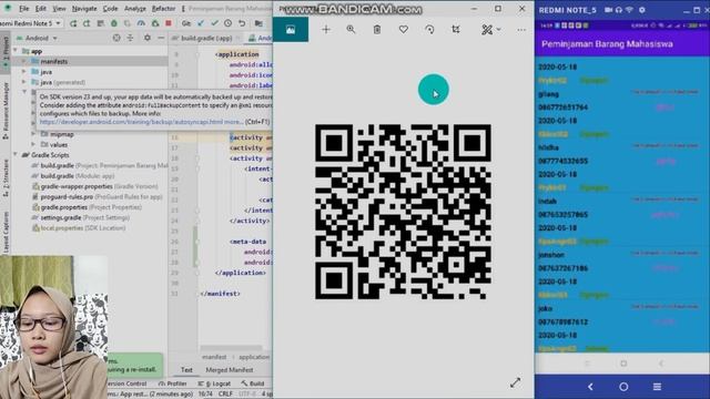 Aplikasi Peminjaman Barang - Android Kotlin (Generate & Scan QR Code) смотреть онлайн