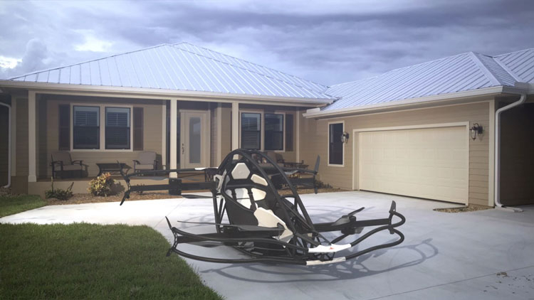 На дачу на электро-самолете - видео персонального самолета Jetson’s One EVTOL