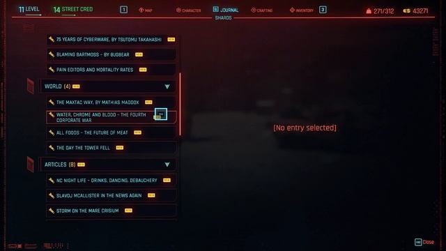 Read the shard Archived Conversation Brick and Ellis Cyberpunk 2077 Cyberpsycho смотреть онлайн