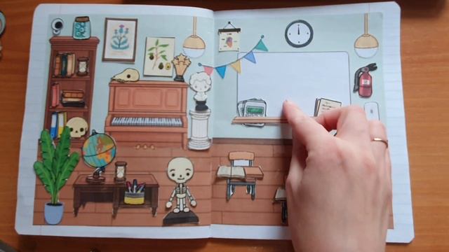 Настольная игра Тока Бока Школа, бумажная игра смотреть онлайн