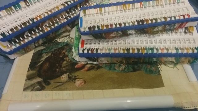 Бесплатные схемы ЭСТЭ, моя Маркиза де Помпадур и мои продвижения //Вышивка крестиком смотреть онлайн