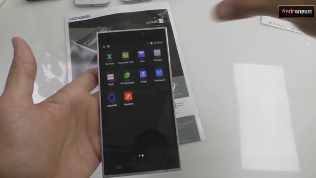Doogee F5 обзор (превью) привлекательного смартфона с острыми углами review Andro-News смотреть онлайн