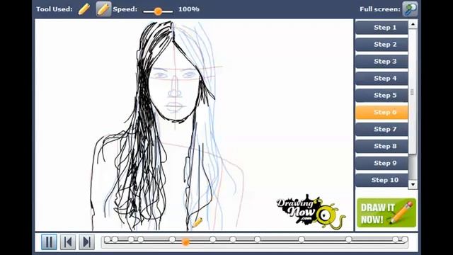 How to draw wet hair смотреть онлайн