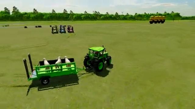 TRANSPORT OF COLORS ! COLORED TRACTORS & SHEEPS TRANSPORTING Farming Simulator 22 | FarmYA смотреть онлайн