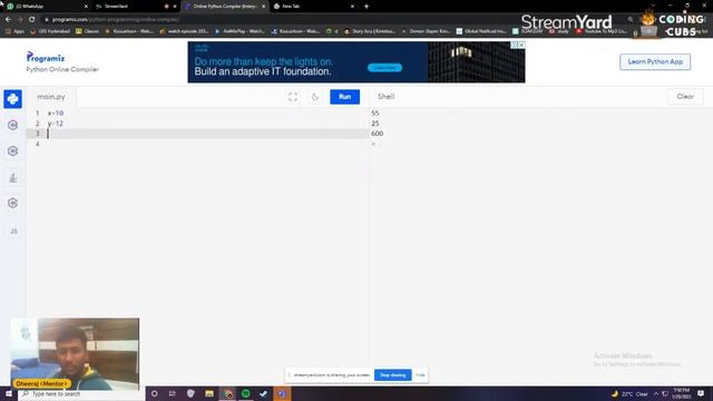 Coders Assemble | Python | Day - 1 | CodingCubs смотреть онлайн