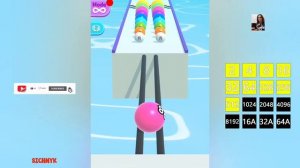 WOW 🤯 Full gameplay in Ball Run 2048 🔵 COLLECTED ALL THE BALLS! [From 2 to 4096C - Max LVL]