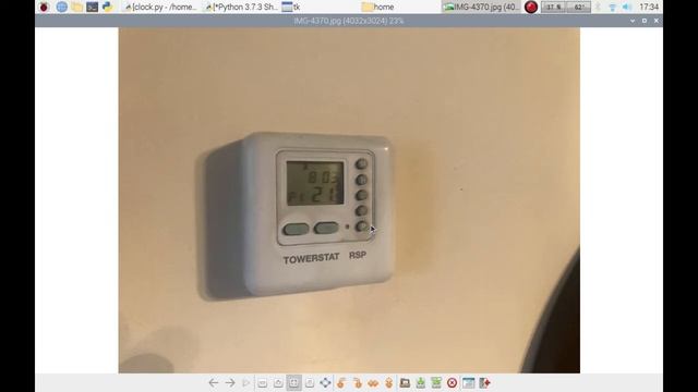 Heating & Security Control Intro Video - Raspberry Pi coding python tkinter gui смотреть онлайн